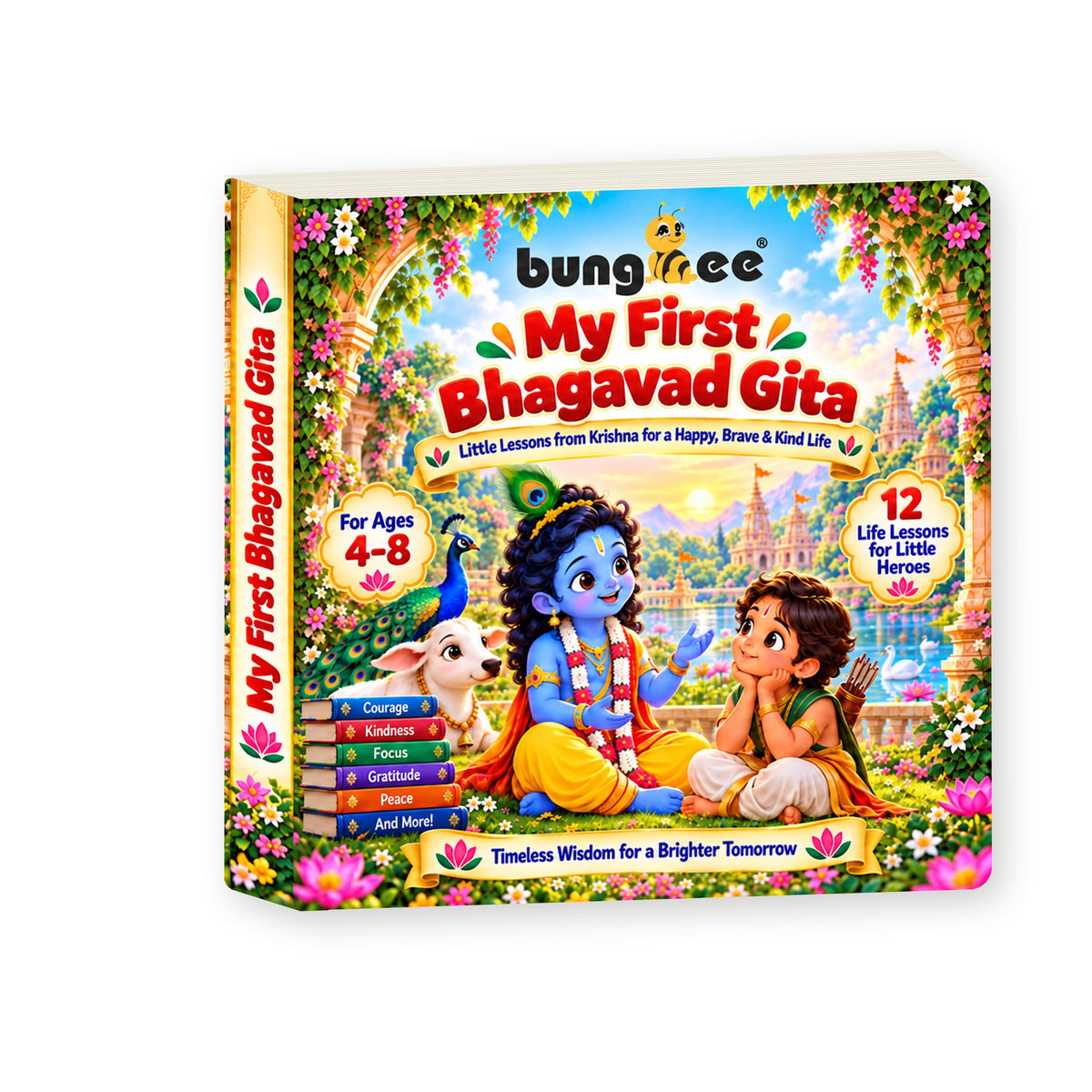 Bungbee My First Bhagawad Gita Hindu Religious Book for Children Spiritual Learning Book Easy Reading