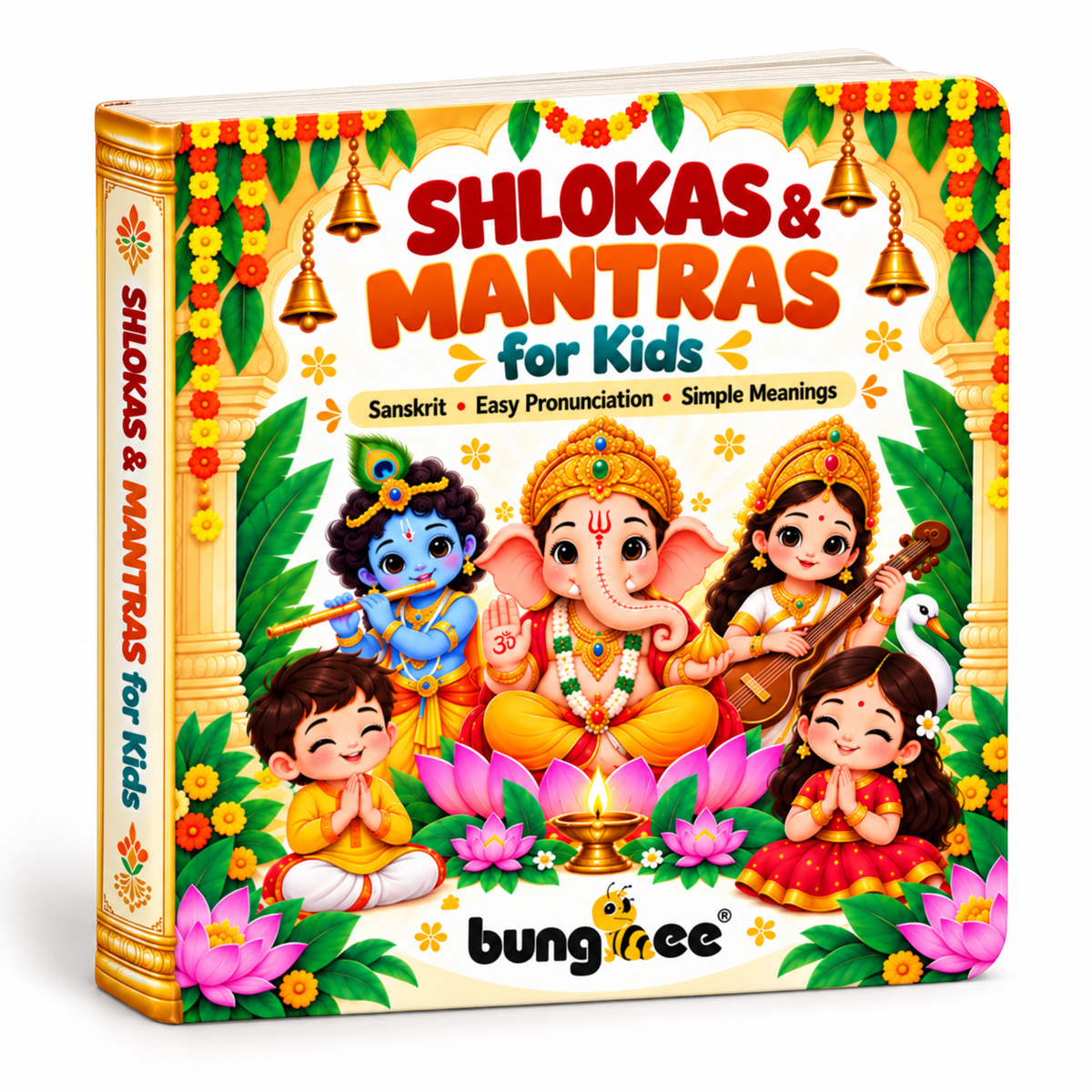 Bungbee My First Shlokas and Mantras Book for Kids | Sanskrit Prayer & Spiritual Learning Book for Children