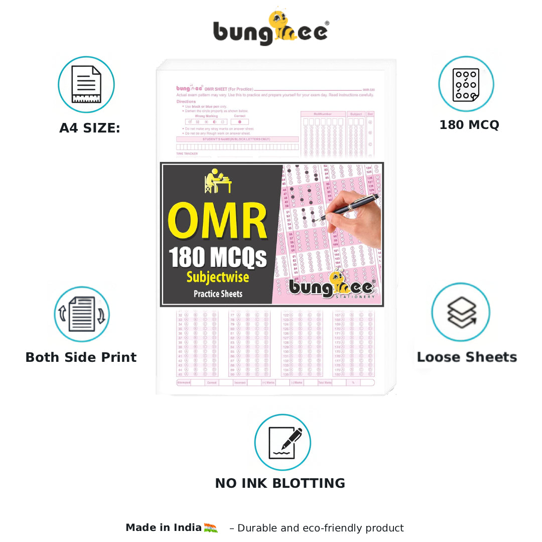 180 MCQs | Subject Wise Sections