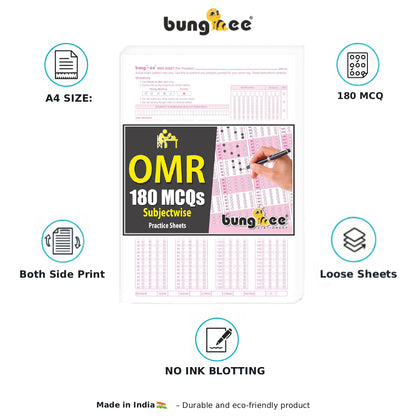180 MCQs | Subject Wise Sections