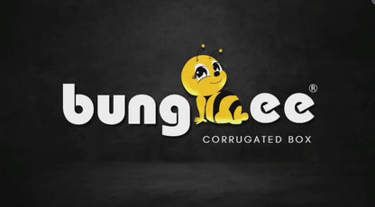 Bungbee Corrugated Heavy Duty 5 Ply Carton Box with Reinforced Edges for Secure for House Shifting Packaging Material Packaging Boxs 12 x 12 X 12 Inches Medium Size